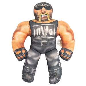 NWO WCW 1998 Wrestling Superstars 8" Talking Body Bashers Hulk Hogan Figure WWF